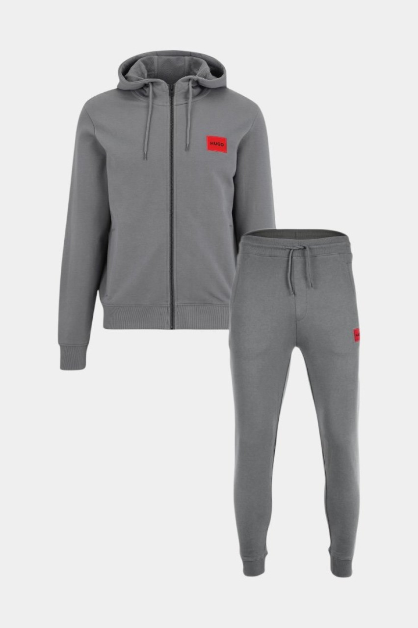 Сірий спортивний костюм з худі Daple212 та спортивними штанами Doak212 50447972+50447963 086 HUGO