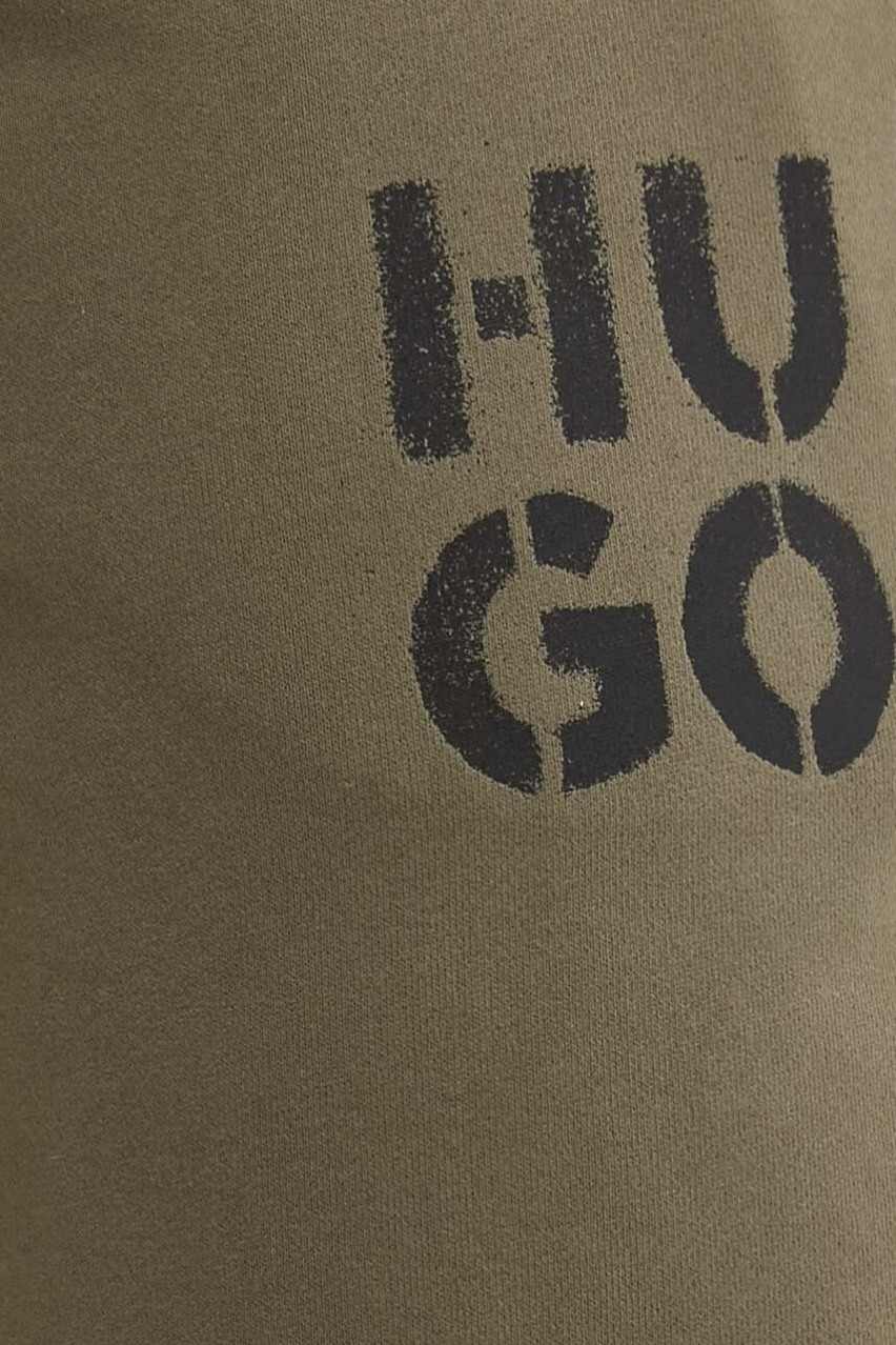 Хакі піжамні штани SprayLogo 50520450 345 HUGO