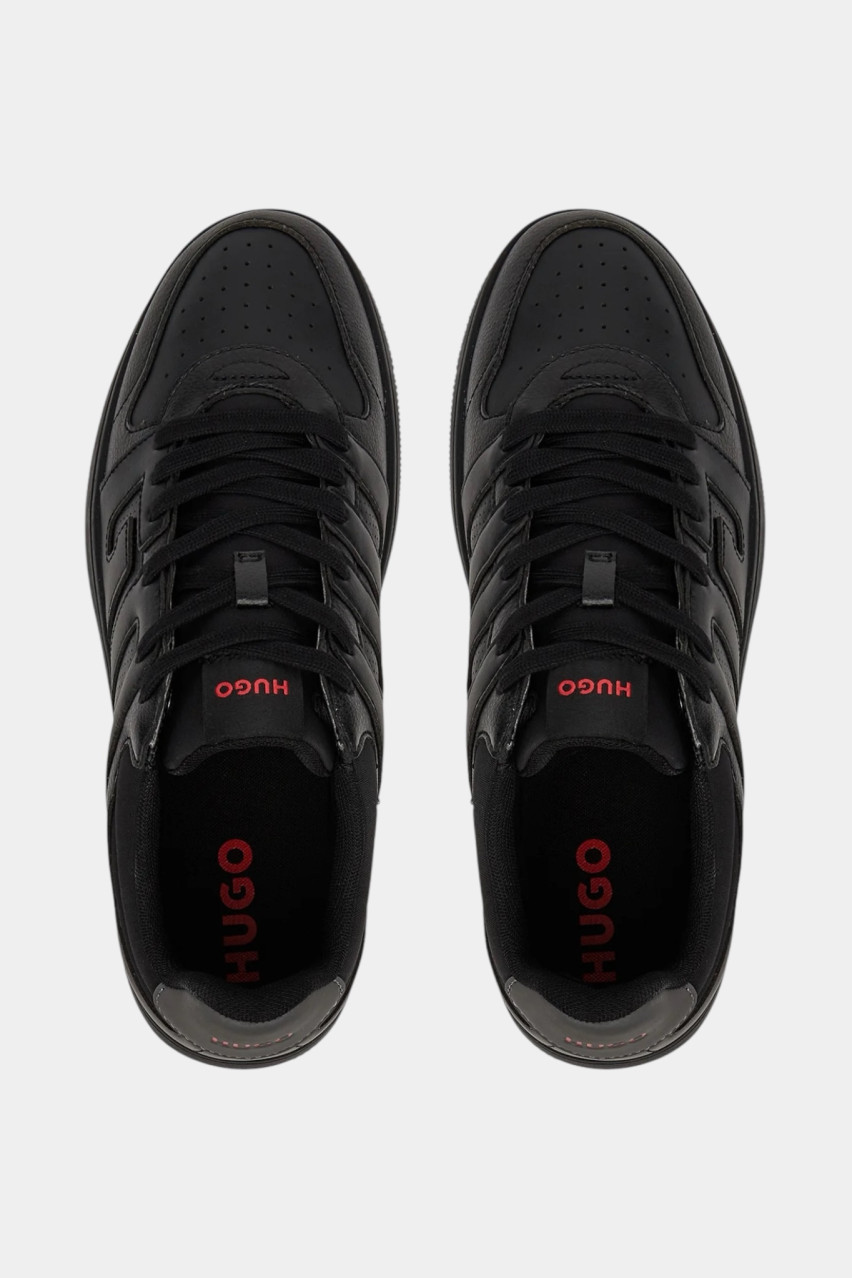Черные кеды Hadrian_Tenn_lgpu из экокожи 50541711 006 HUGO