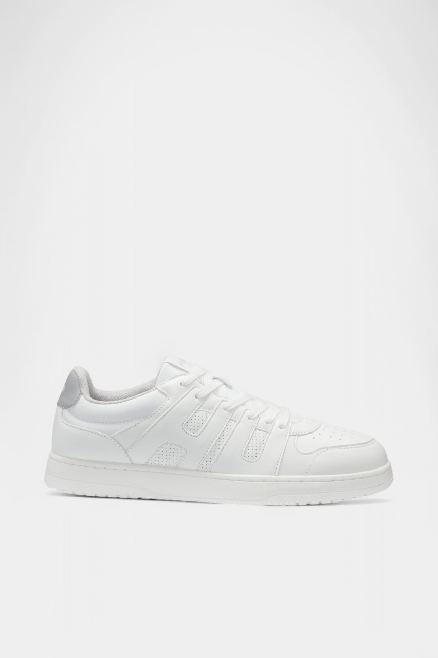 Белые кеды Hadrian_Tenn_lgpu из экокожи 50541711 121 HUGO