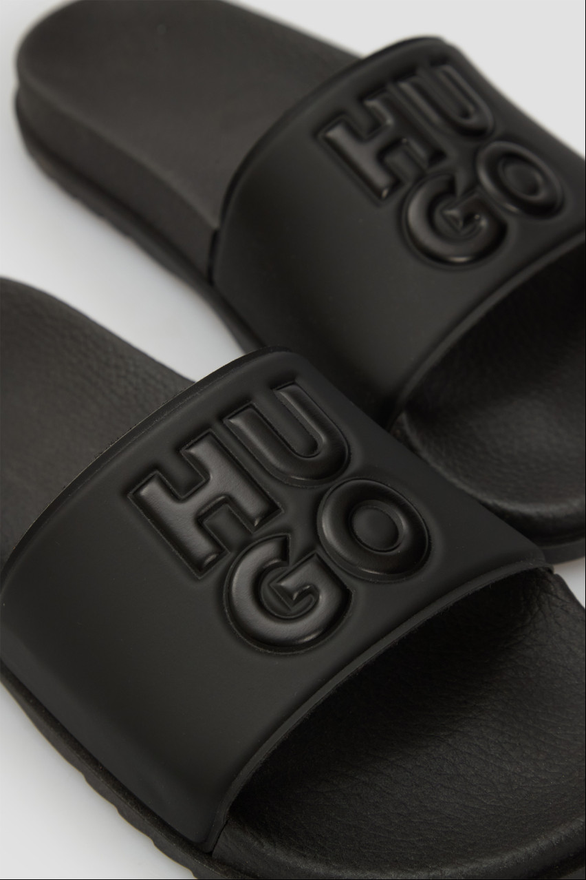 Чорні шльопанці Match_It_Slid2_pvclg 50546282 001 HUGO