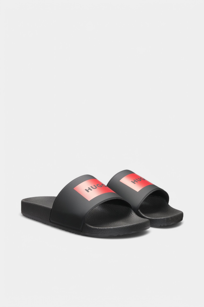 Чорні шльопанці Timein_Slid_Ph_N 50548061 001 HUGO