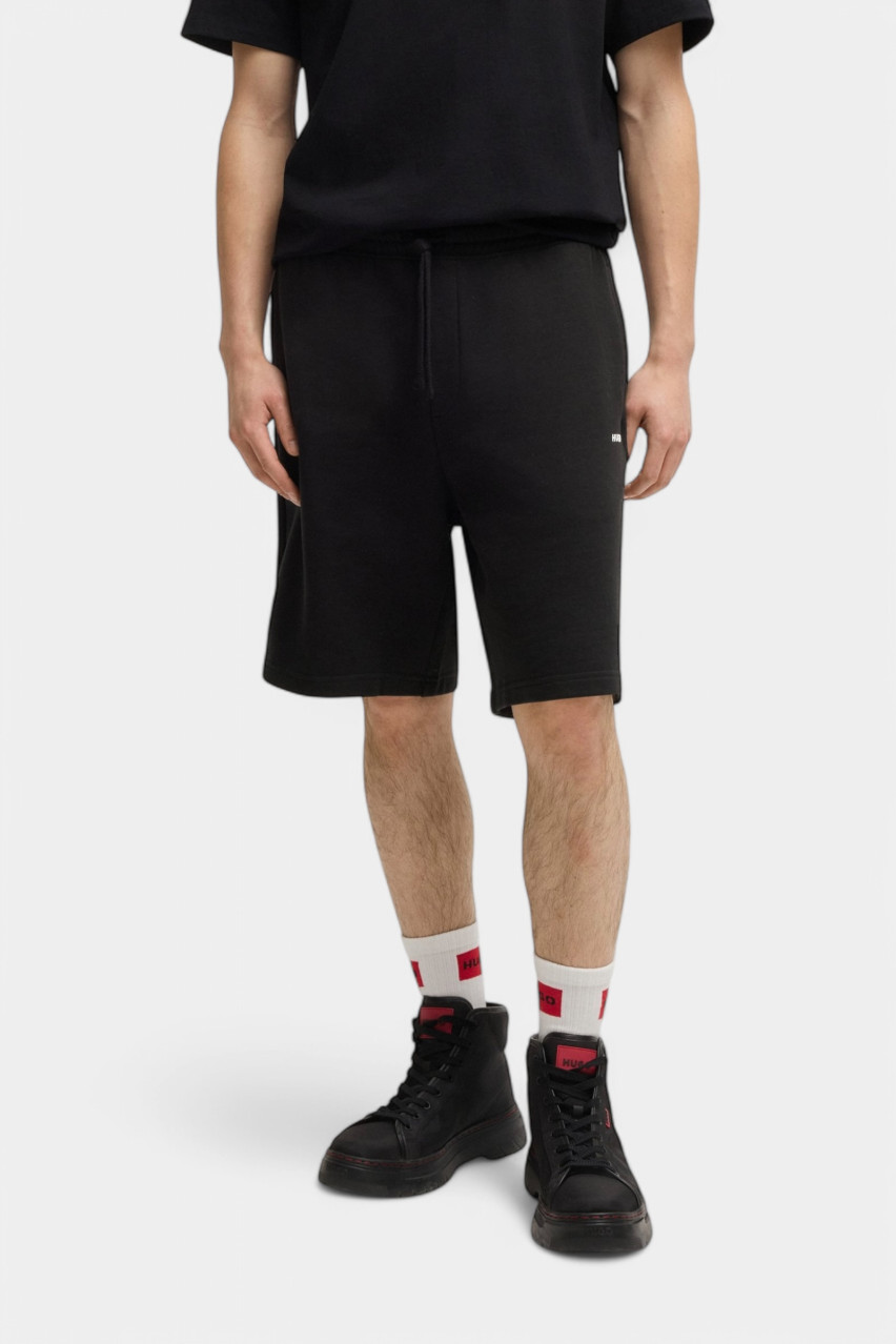 Чорні бавовняні шорти Dayono вільного крою 50530696 001 HUGO