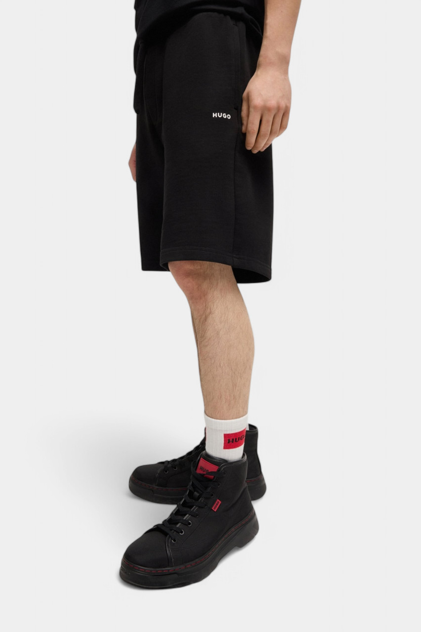 Чорні бавовняні шорти Dayono вільного крою 50530696 001 HUGO