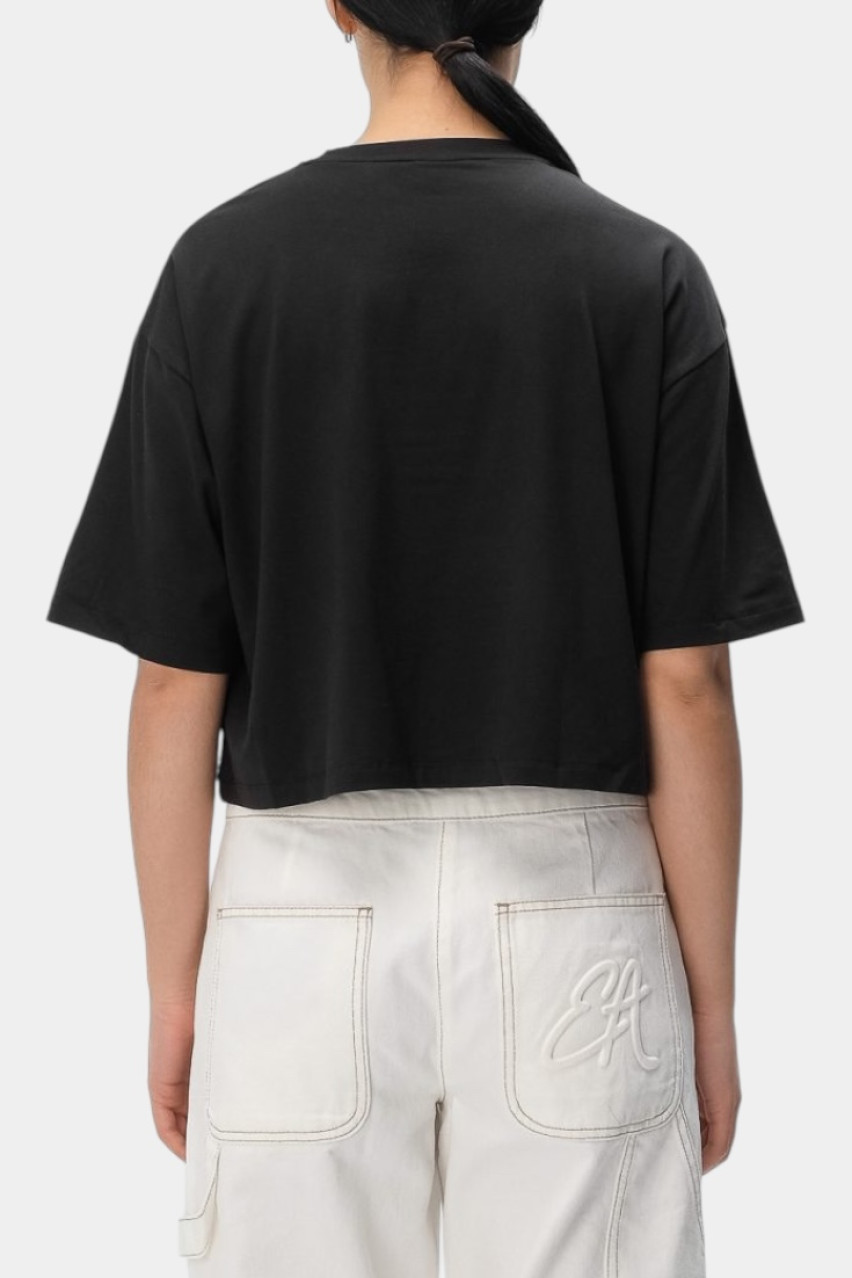 Черная футболка Ivy T-Shirt с вырезом 50539944 002 HUGO