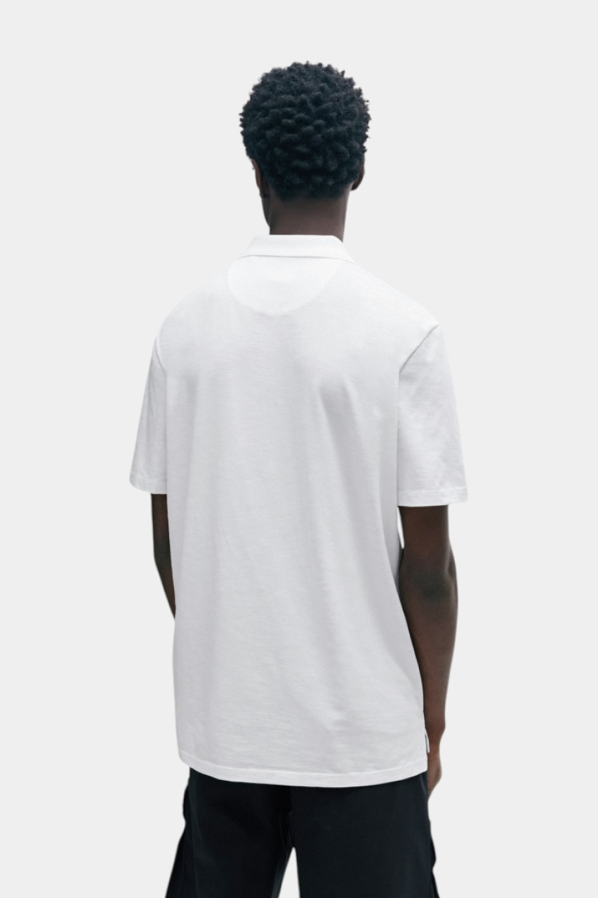 Біле поло Dekok233 на блискавці 50496003 100 HUGO