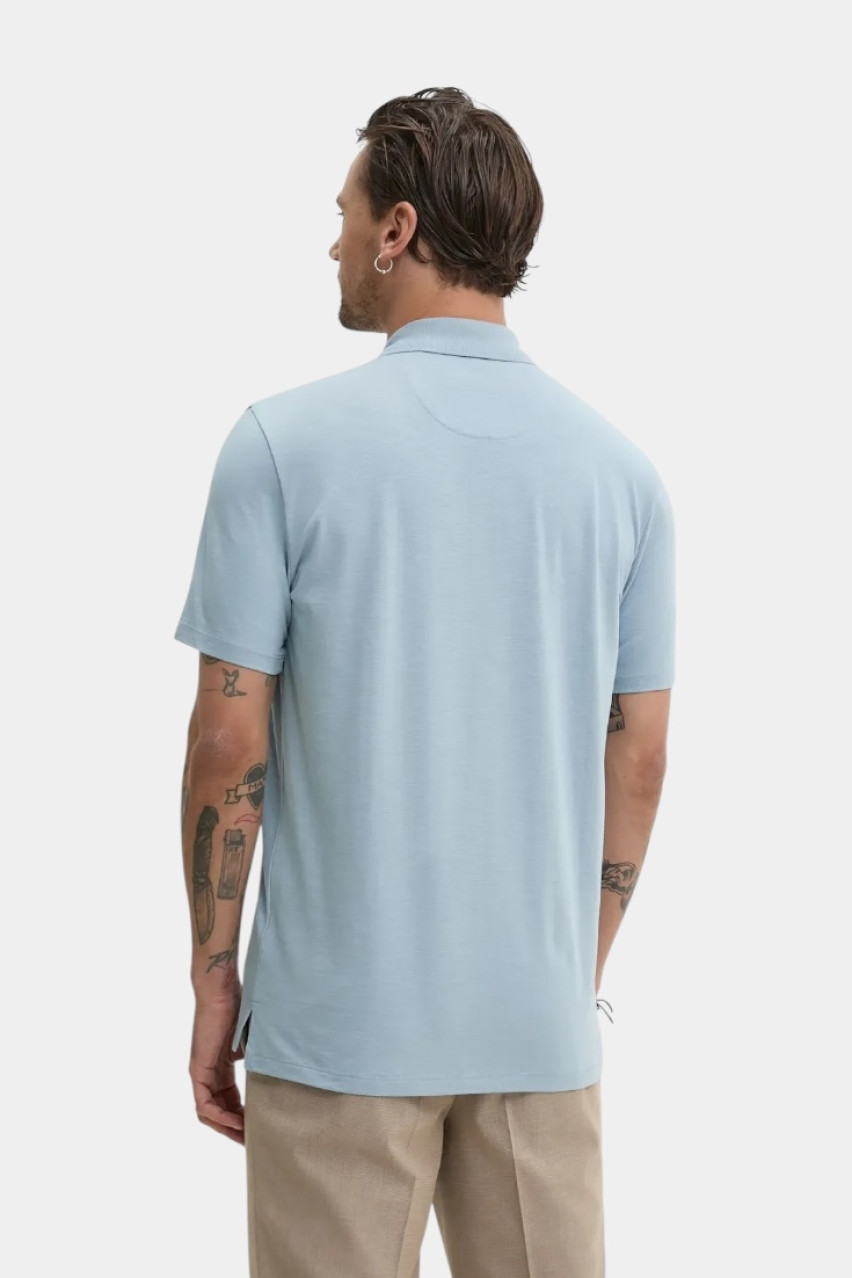 Блакитне поло Dekok233 на блискавці 50543368 483 HUGO