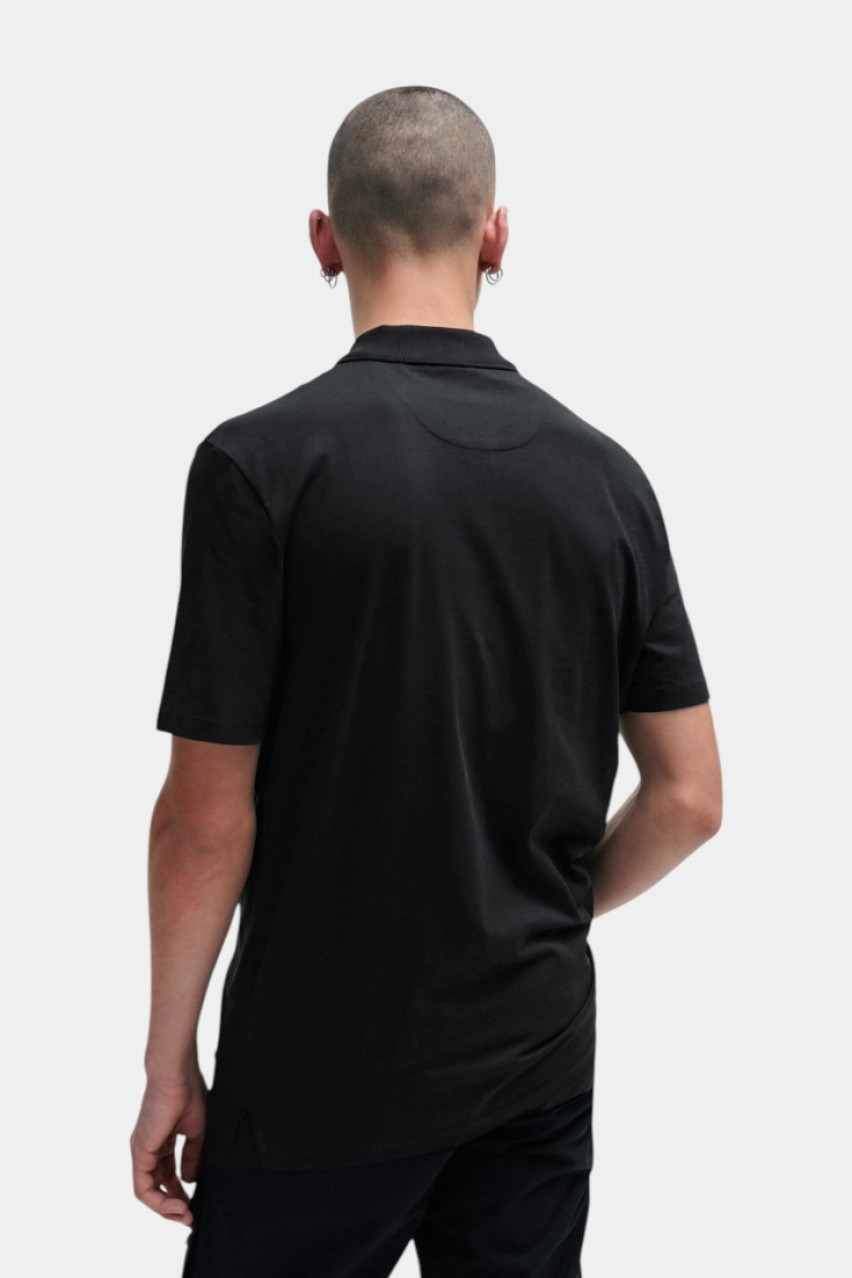 Чорне поло Dekok233 на блискавці 50496003 001 HUGO