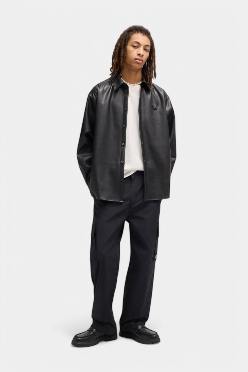 Молочная хлопковая футболка Dapolino 50488330 102 HUGO