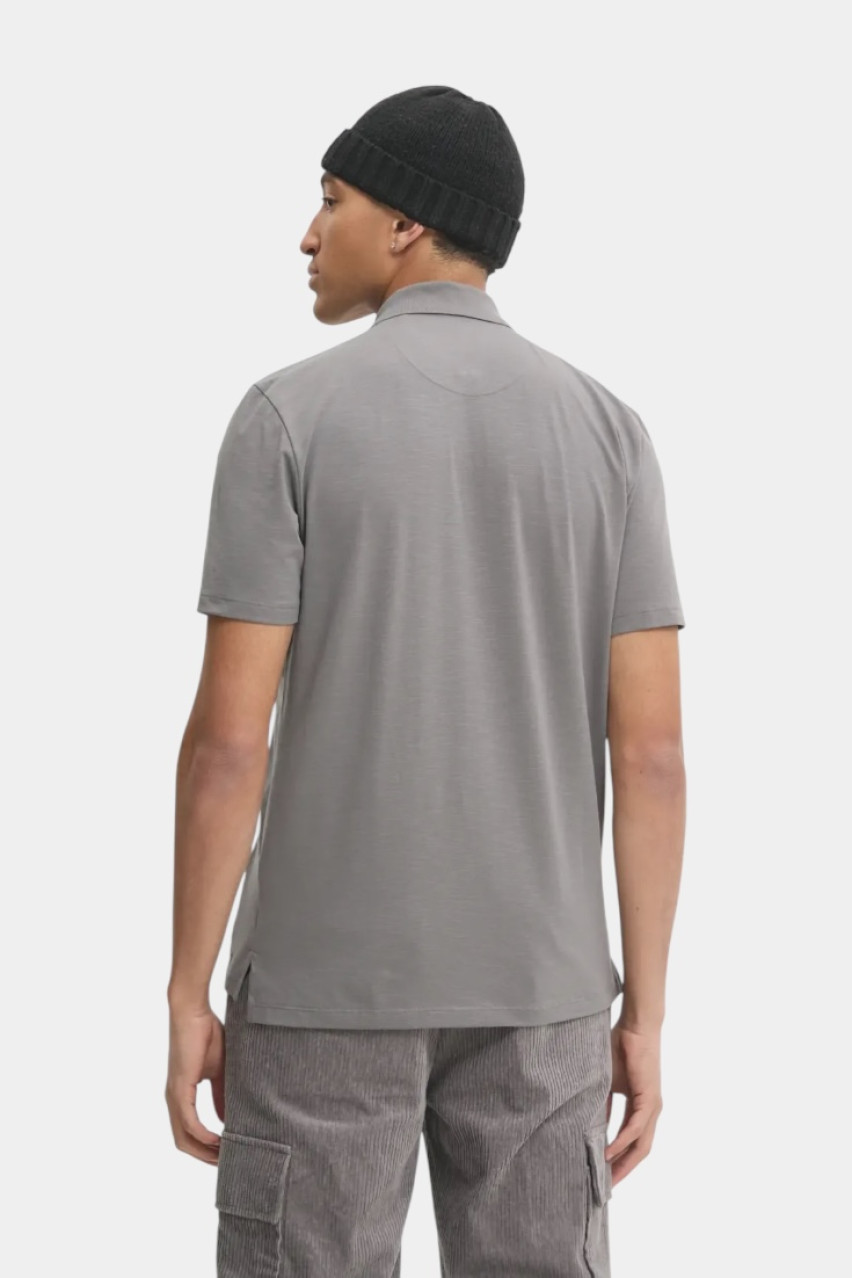 Серое поло Dekok233 на молнии 50496003 086 HUGO