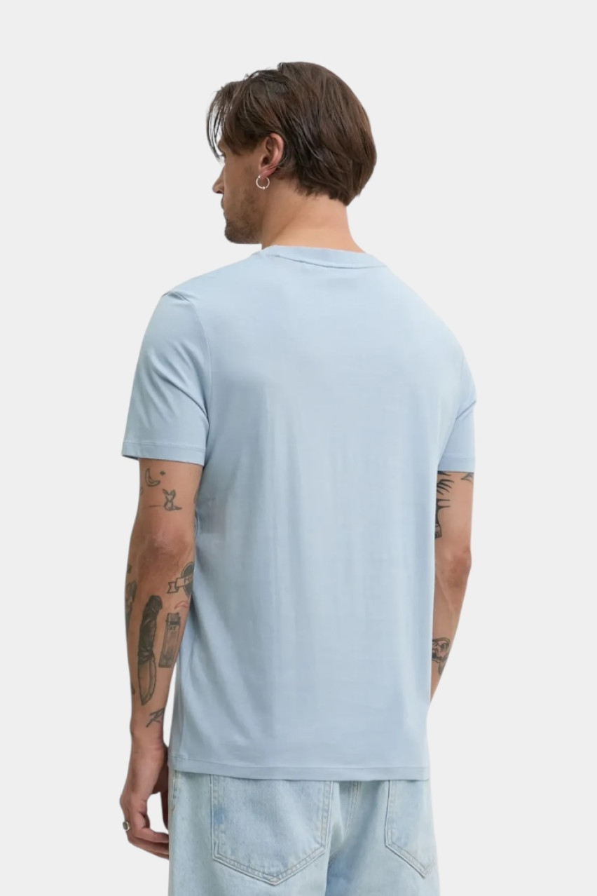 Голубая футболка Dero222 с логотипом 50466158 483 HUGO