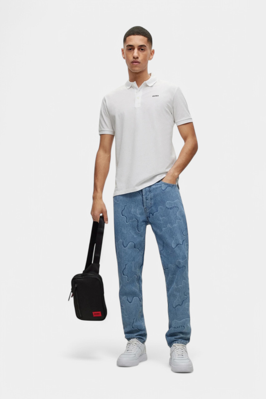 Біле бавовняне поло Donos222 50466182 102 HUGO