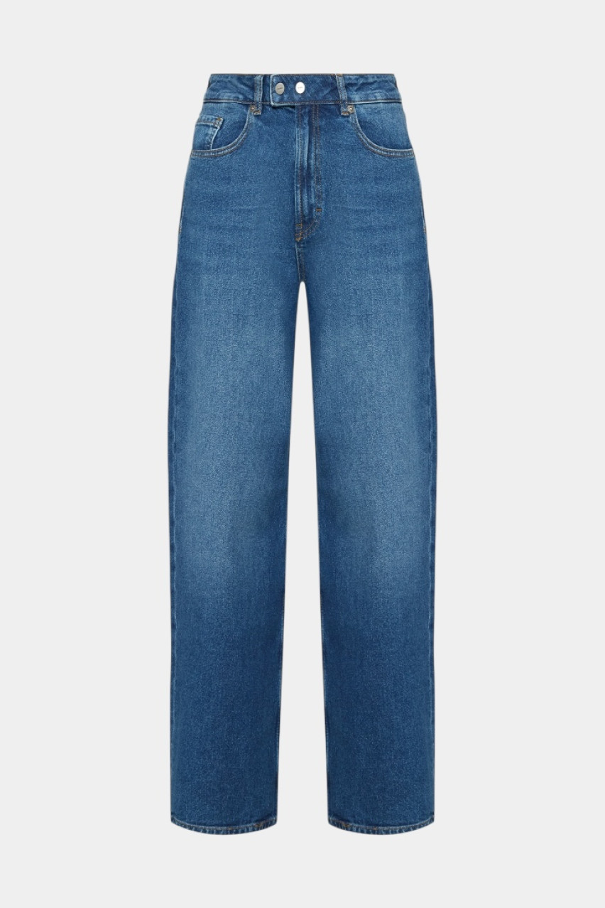 Синие джинсы 937_9 прямого кроя 50530674 430 HUGO