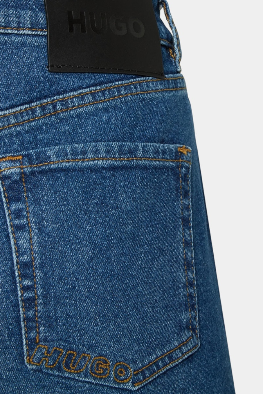Синие джинсы 937_9 прямого кроя 50530674 430 HUGO