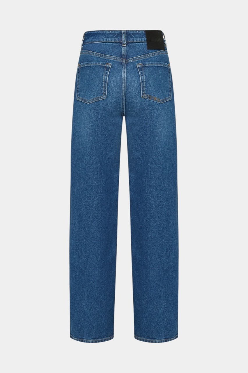 Синие джинсы 937_9 прямого кроя 50530674 430 HUGO