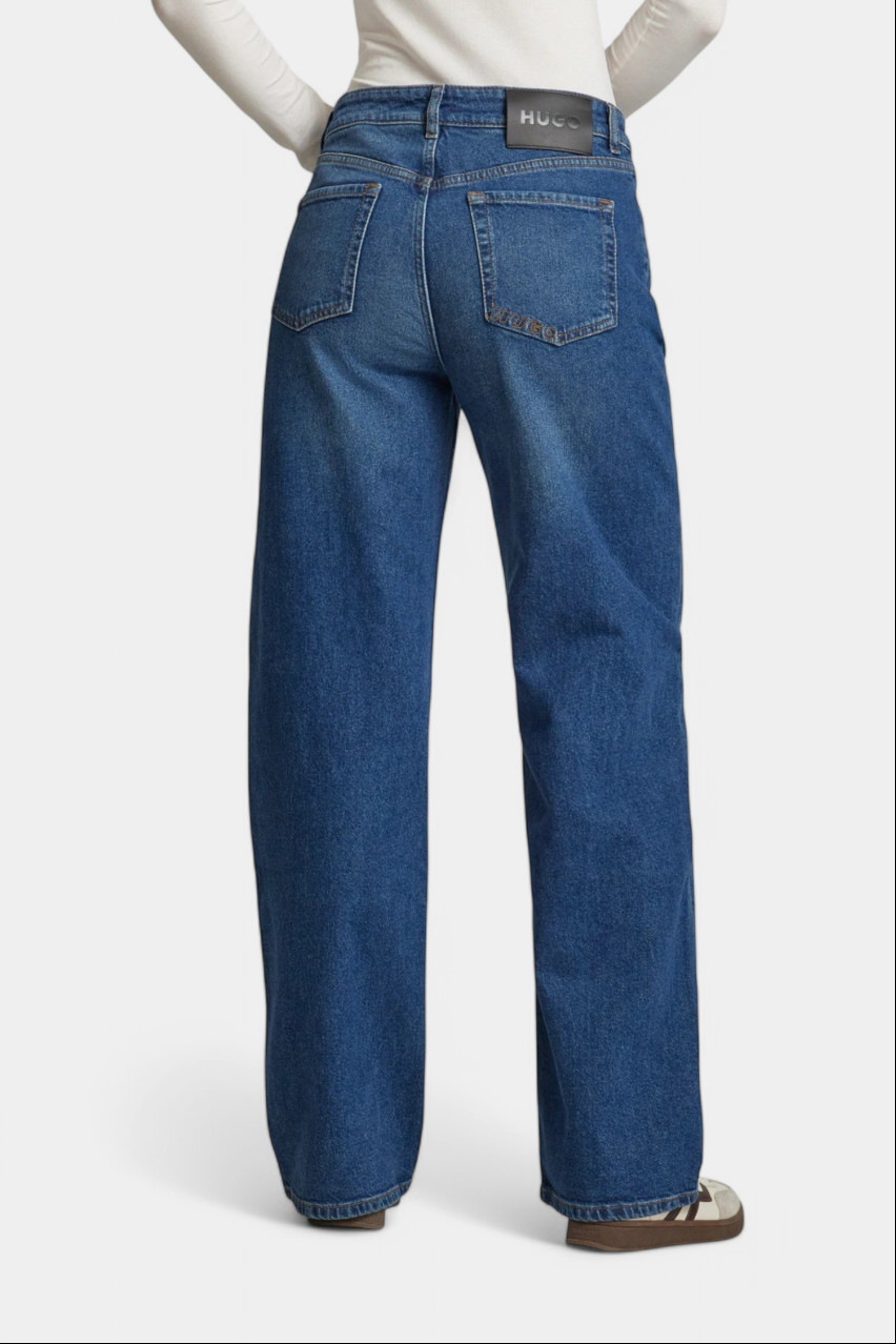 Синие джинсы 937_9 прямого кроя 50530674 430 HUGO