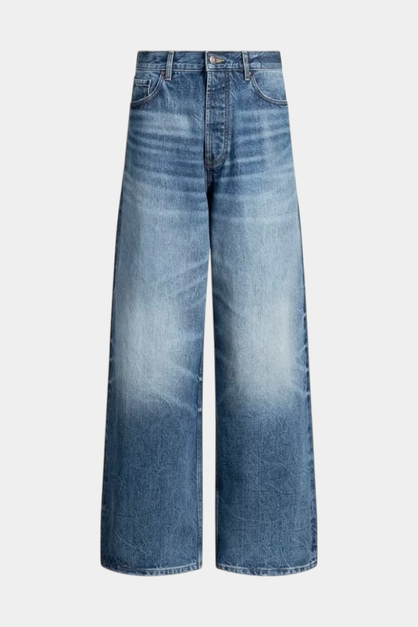 Синие джинсы HUGO 258 широкого кроя 50537724 420 HUGO