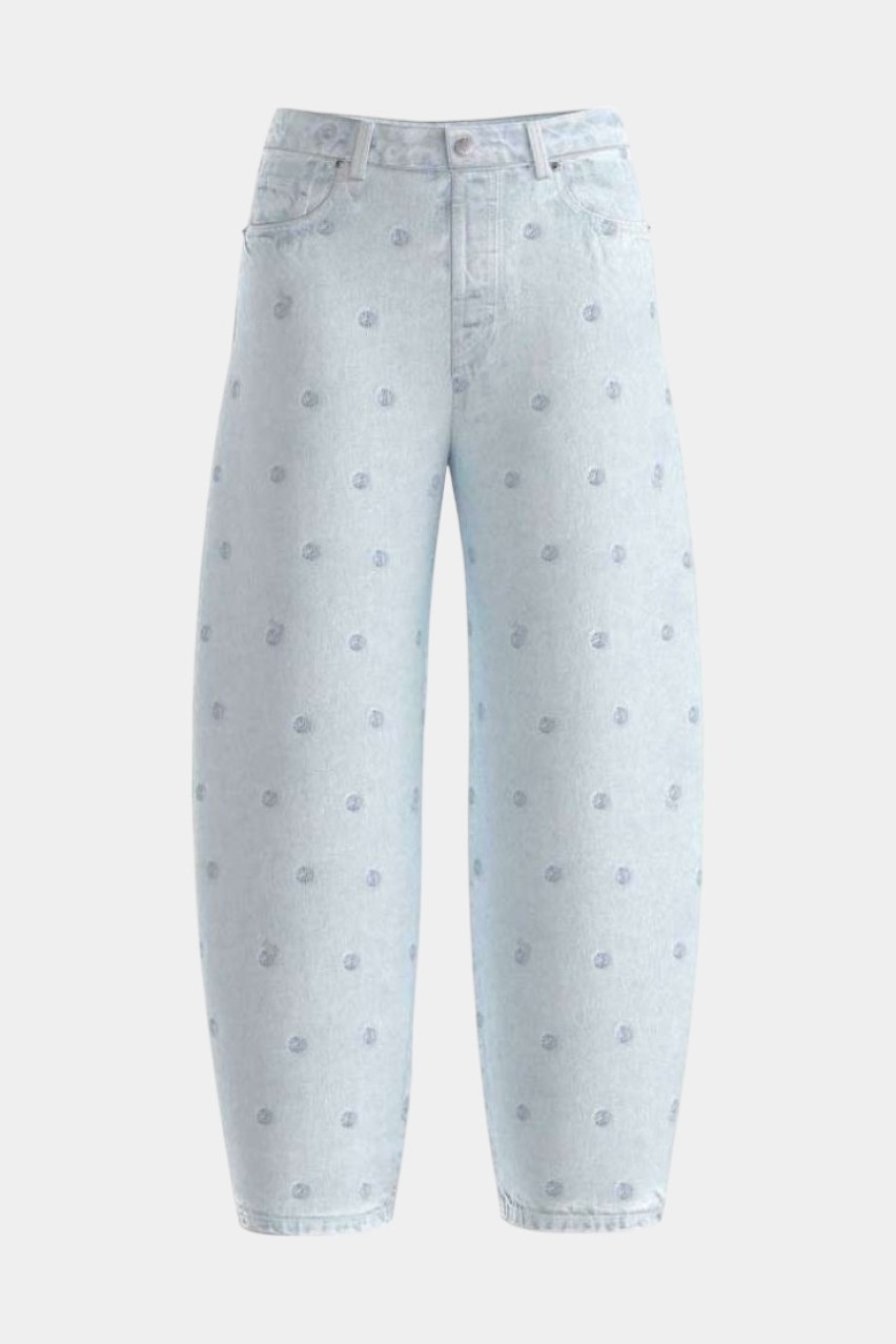 Блакитні джинси Gimine_1 з декоративною вишивкою 50535135 450 HUGO