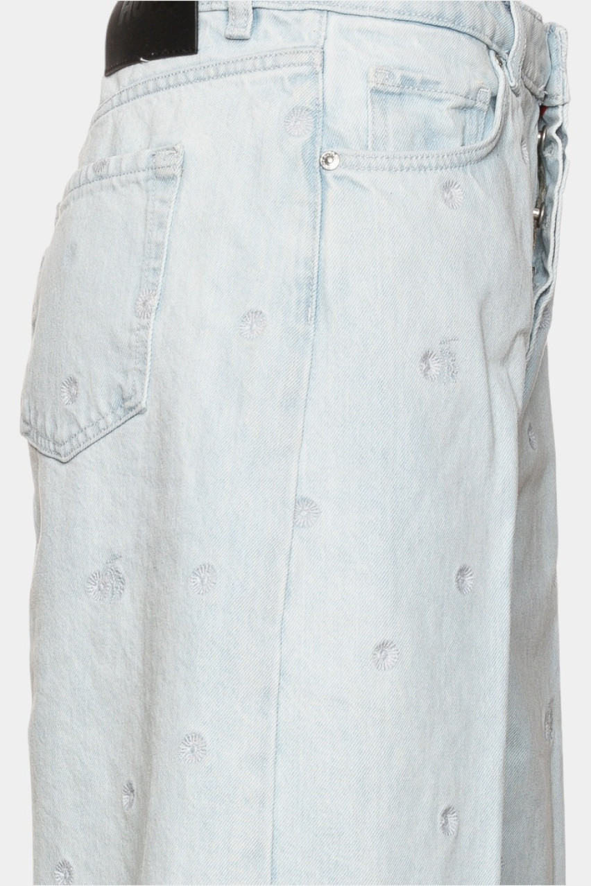 Блакитні джинси Gimine_1 з декоративною вишивкою 50535135 450 HUGO