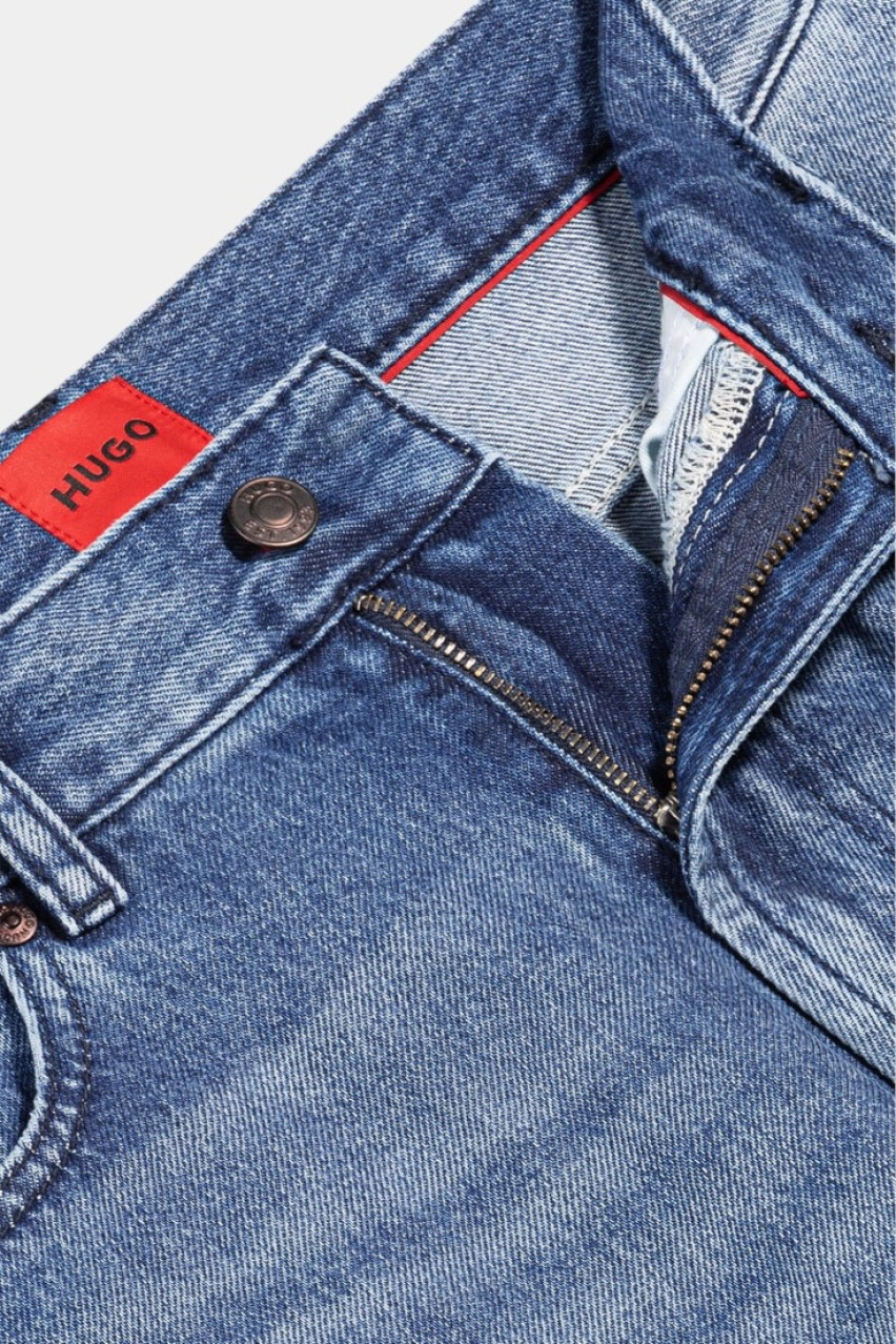 Синие джинсы HUGO 838 приталенного кроя 50537707 421 HUGO