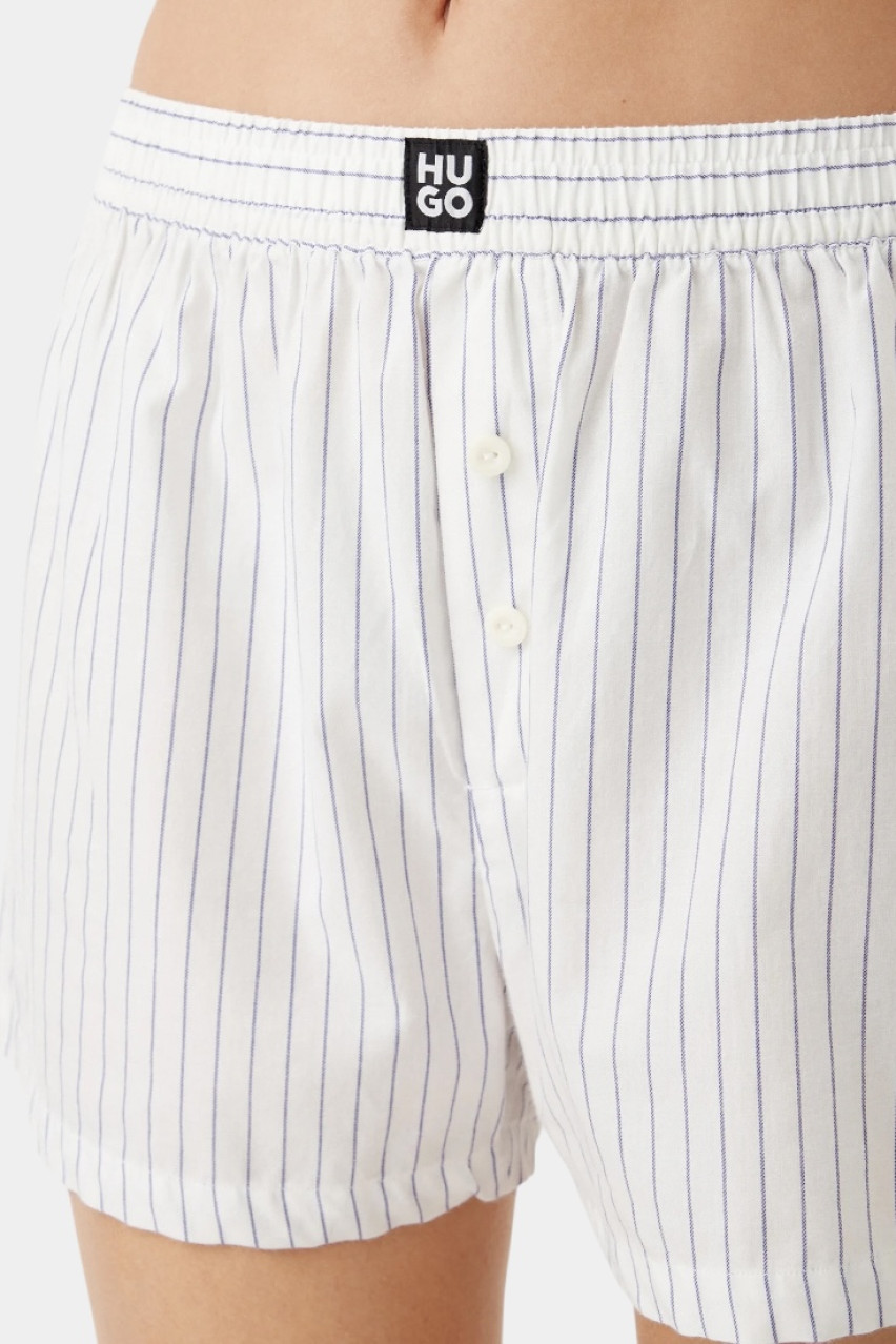 Біла піжама Maia в дрібну смужку 50531656 122, 50531657 122 HUGO