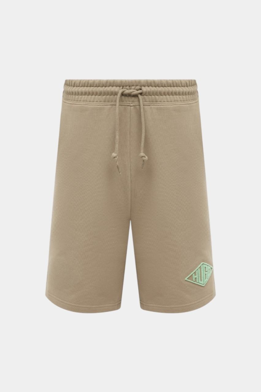 Бежеві шорти Damtus з вишитим логотипом 50534953 219 HUGO