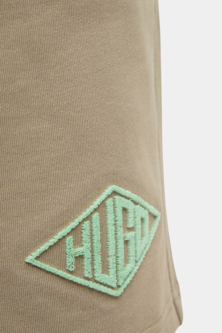 Бежеві шорти Damtus з вишитим логотипом 50534953 219 HUGO