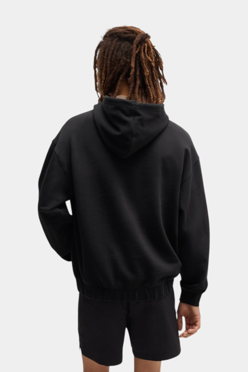 Чорне худі Dacorolo з вишитим логотипом 50534947 001 HUGO