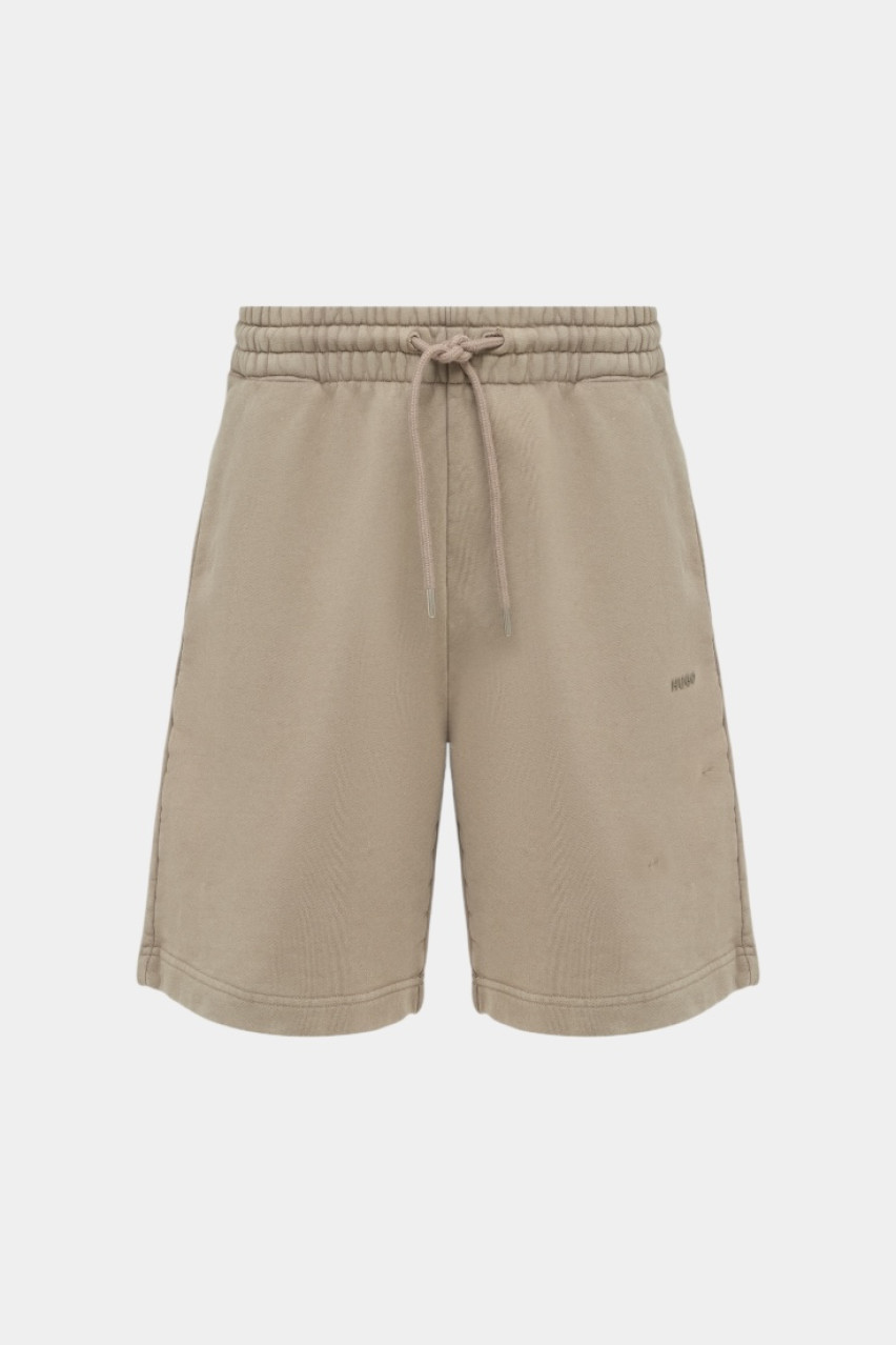 Бежеві бавовняні шорти Dupaly 50540969 219 HUGO