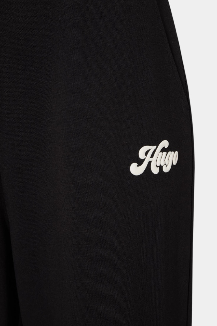 Чорний спортивний костюм зі світшотом Deroxina_3 та спортивними штанами Nasuede_4 50541169 001, 50541179 001 HUGO