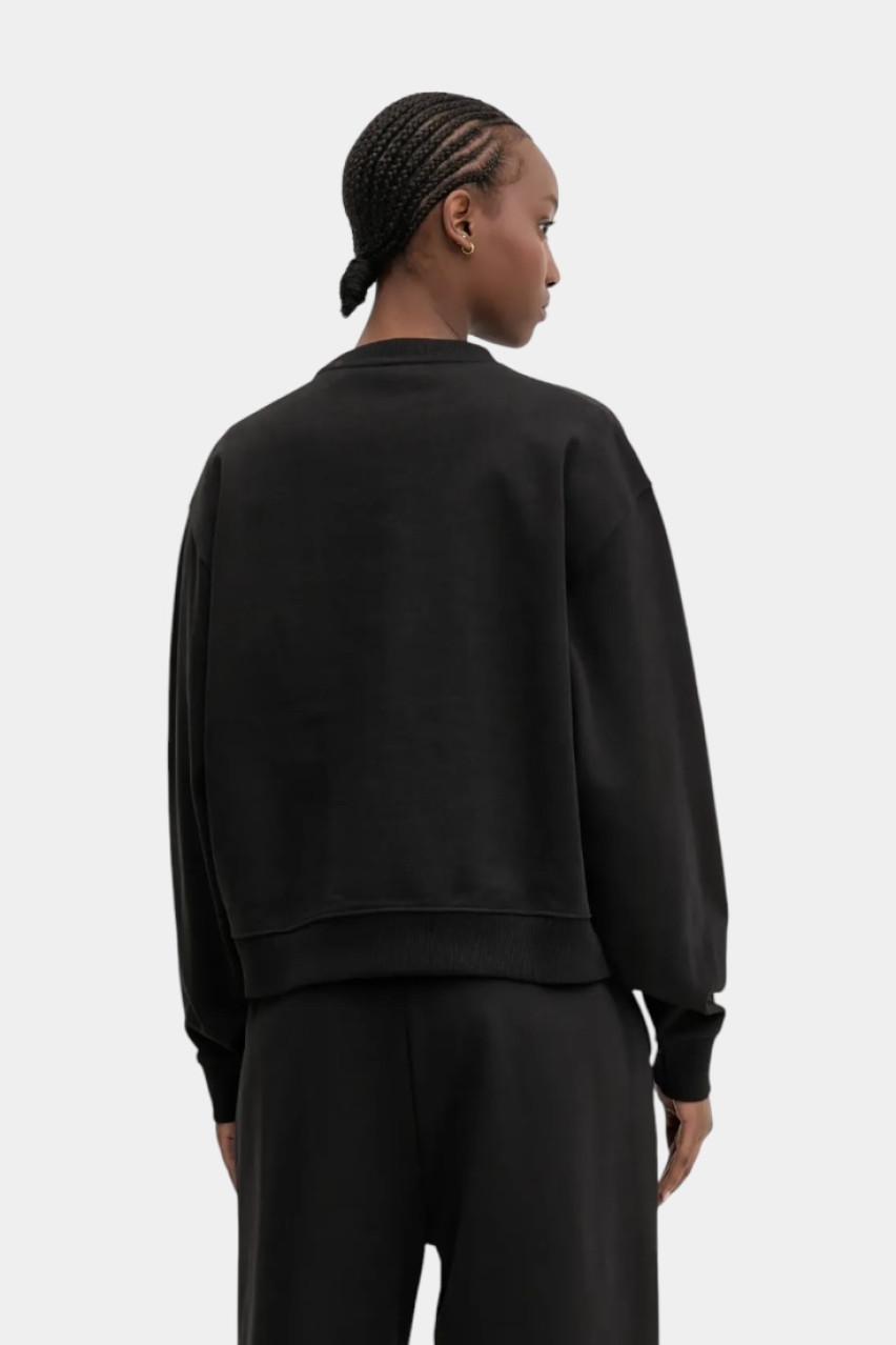 Чорний спортивний костюм зі світшотом Deroxina_3 та спортивними штанами Nasuede_4 50541169 001, 50541179 001 HUGO