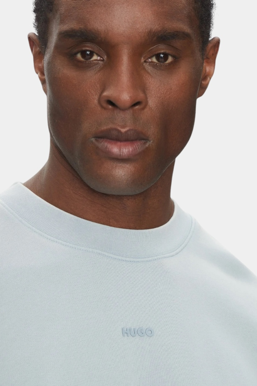 Блакитний бавовняний світшот Dopaly 50540920 483 HUGO