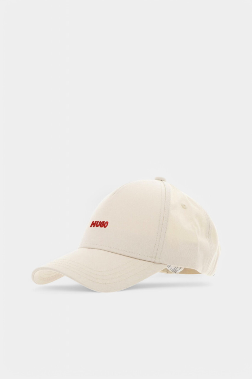 Бежева бавовняна кепка Cara 50519255 272 HUGO