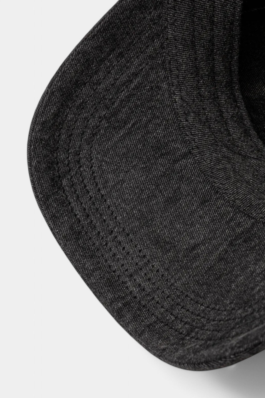 Темно-сіра кепка Cara-PE з вишитим надписом 50533420 002 HUGO