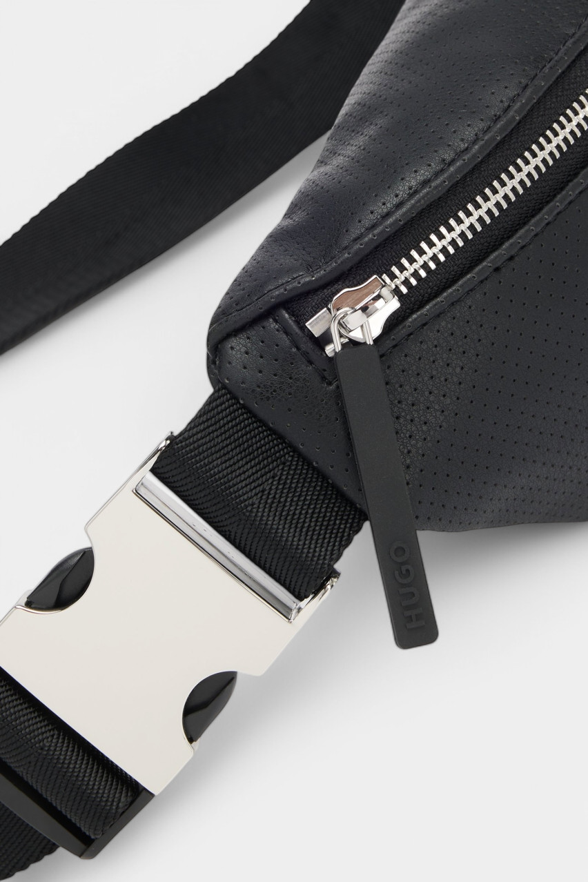 Чорна поясна сумка Ethon 2.0L_Bumbag 50541917 001 HUGO