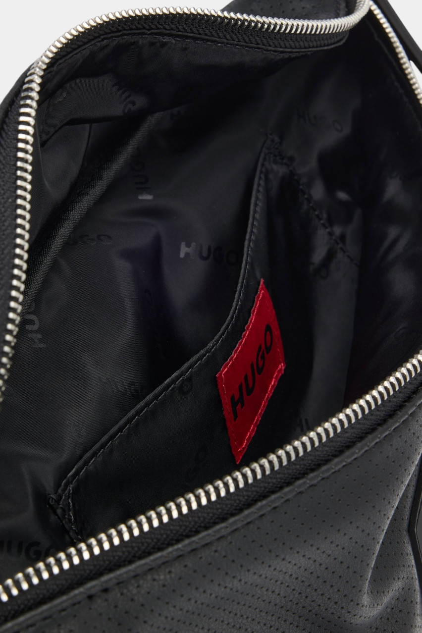 Чорна поясна сумка Ethon 2.0L_Bumbag 50541917 001 HUGO