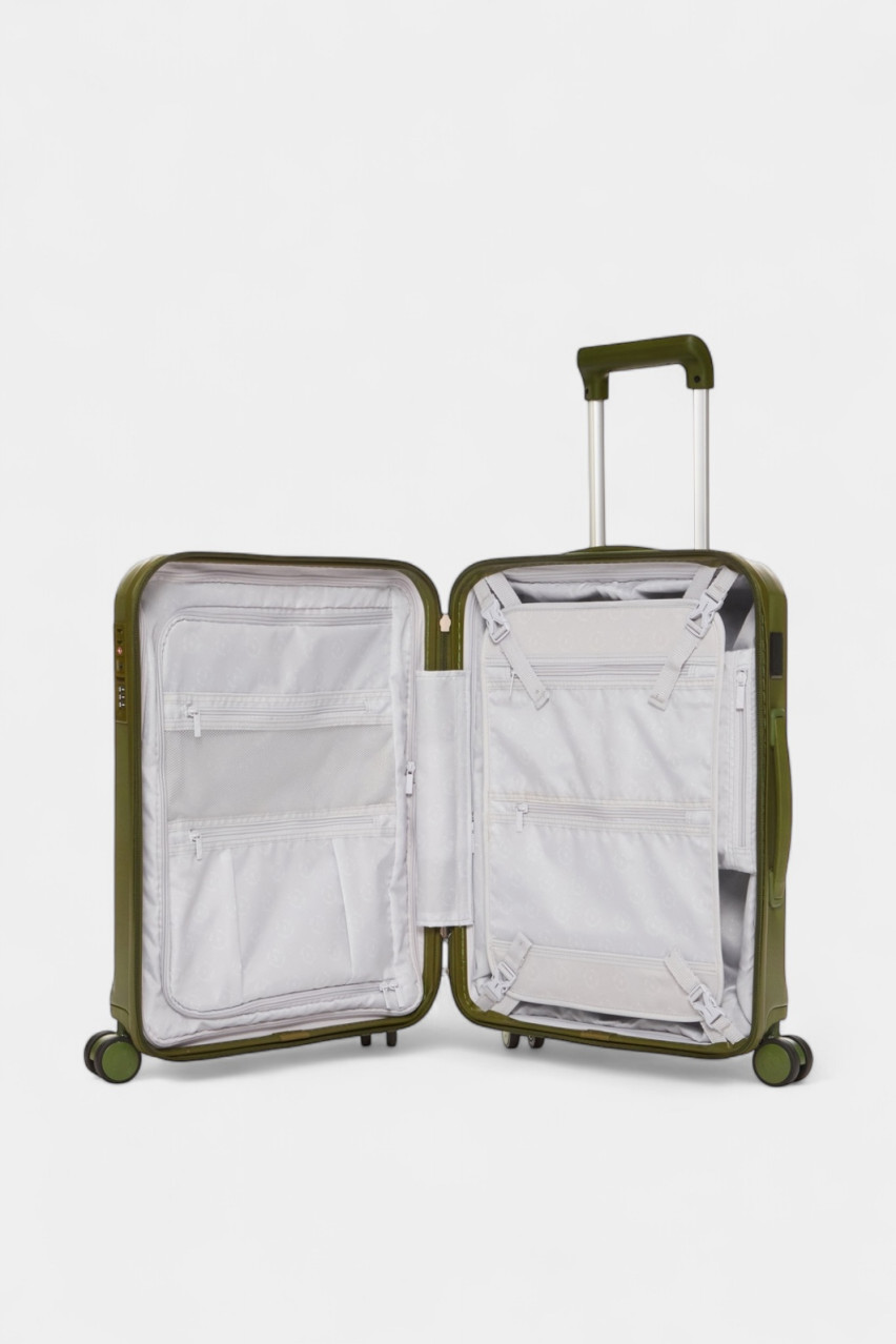 Хаки smart-чемодан Green Moss Small 0212020 Have A Rest