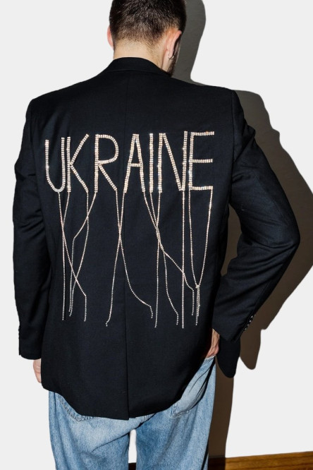 Черный жакет Ukraine