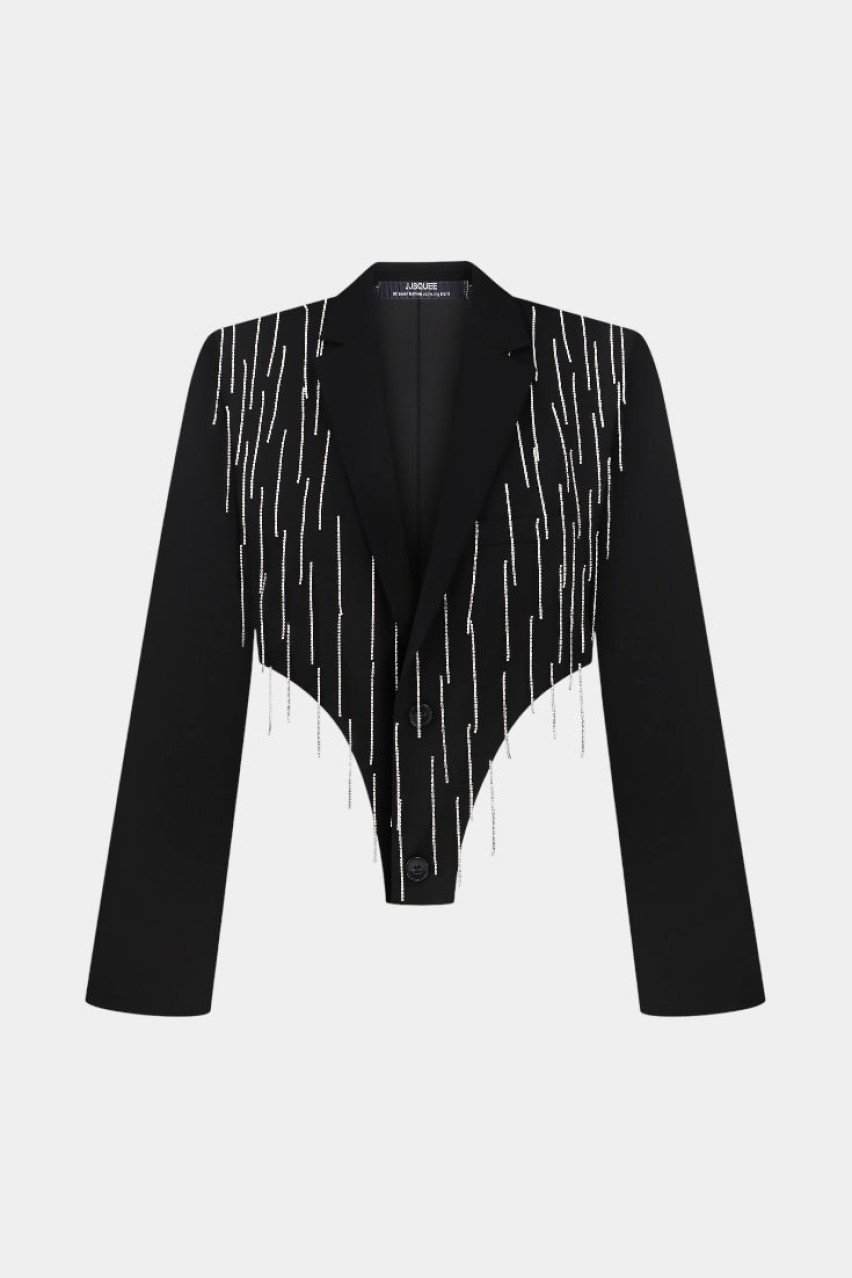 Чорний жакет Disco JJSQUEE