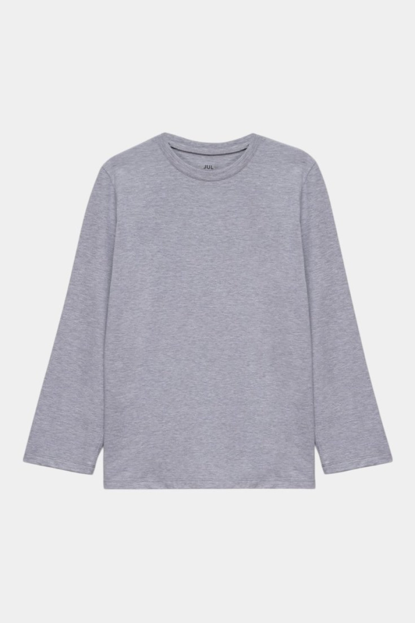 Сірий базовий лонгслів 365503 JUL