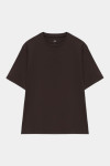 Коричнева футболка стандартного крою
