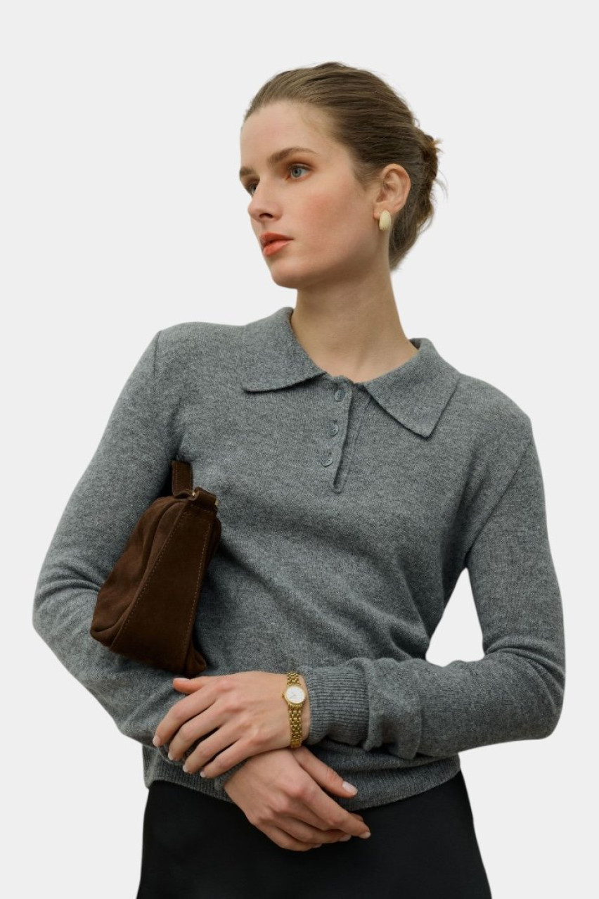 Сіре вовняне поло 3162913 JUL