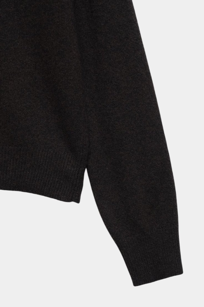 Темно-коричневе вовняне поло 3162935 JUL