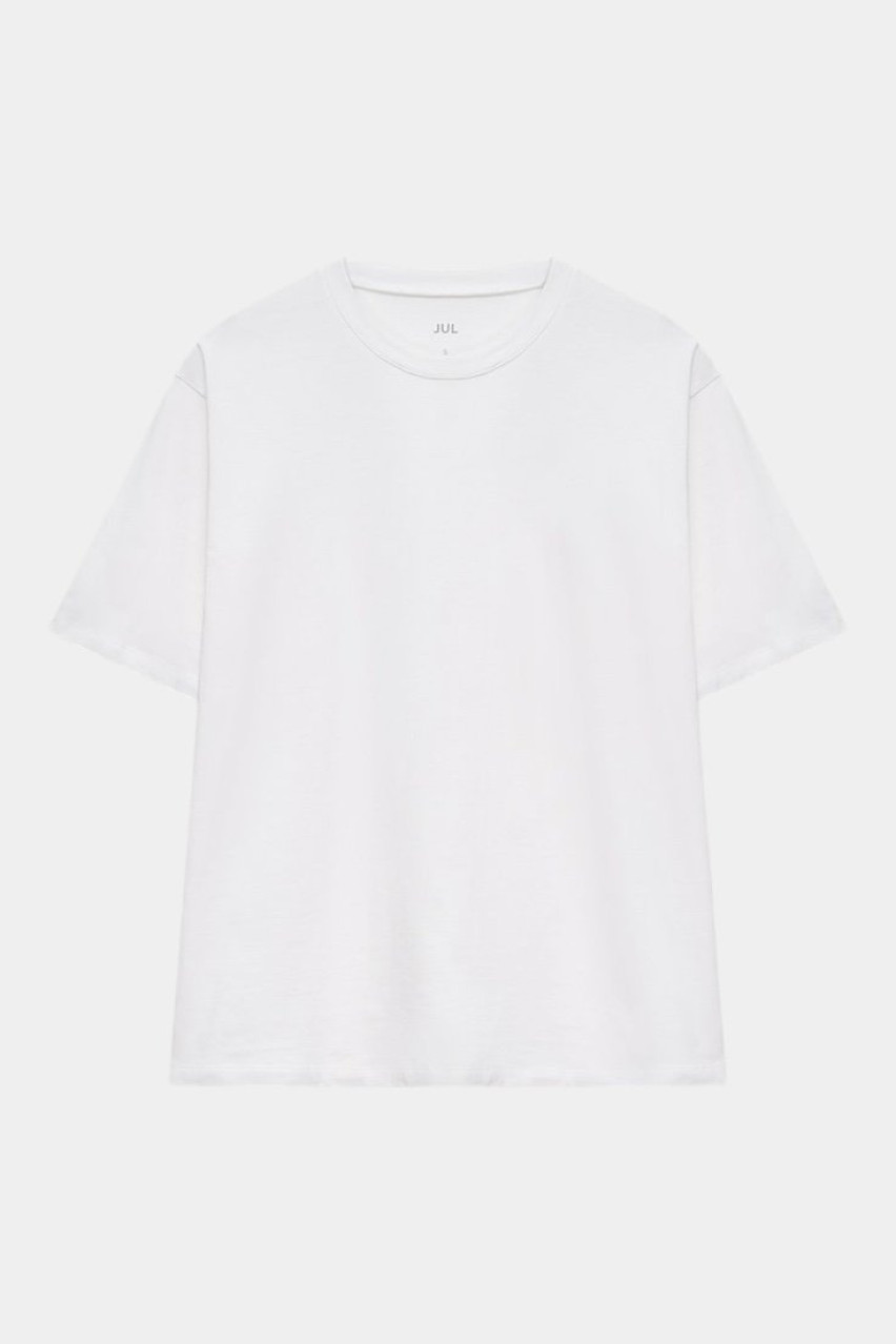 Молочна футболка стандартного крою 3160111 JUL