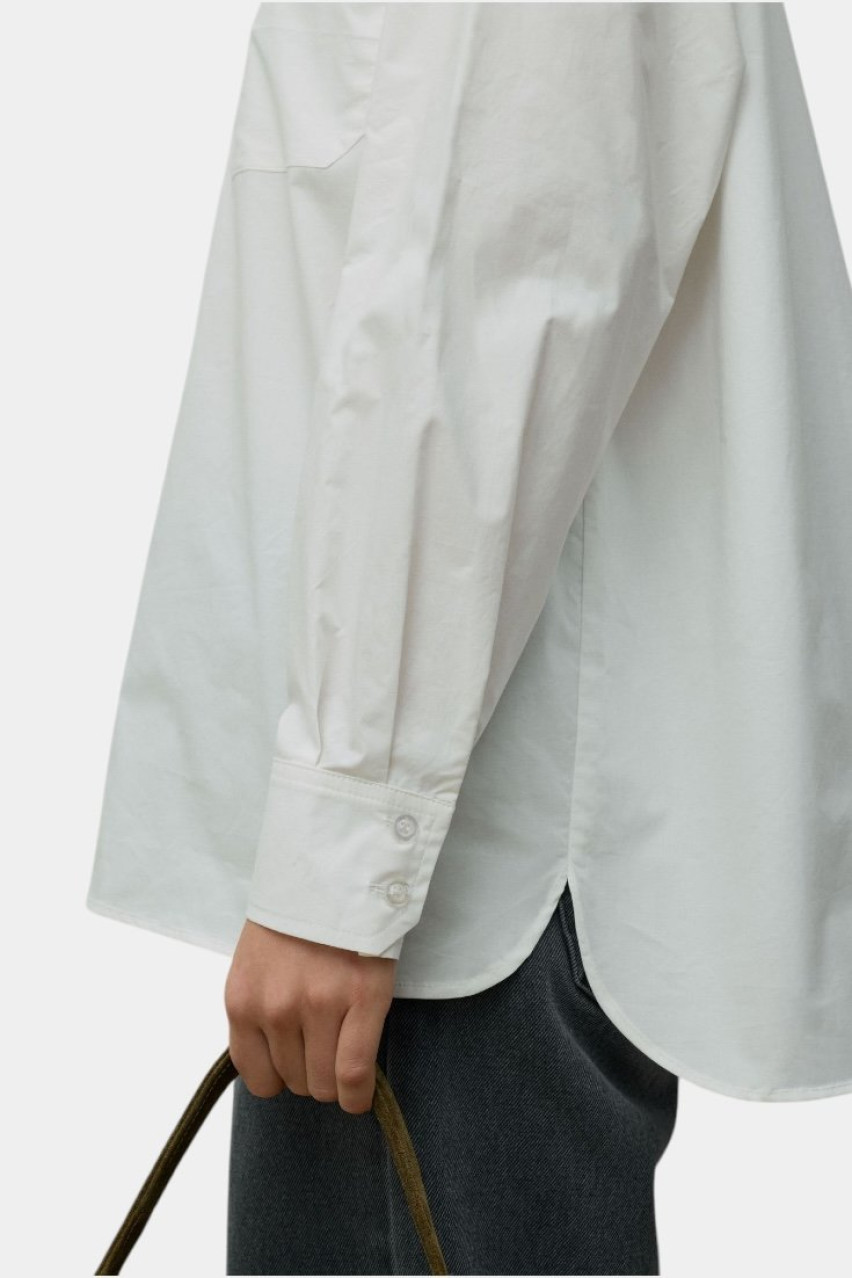 Молочна оверсайз сорочка 7156511 JUL