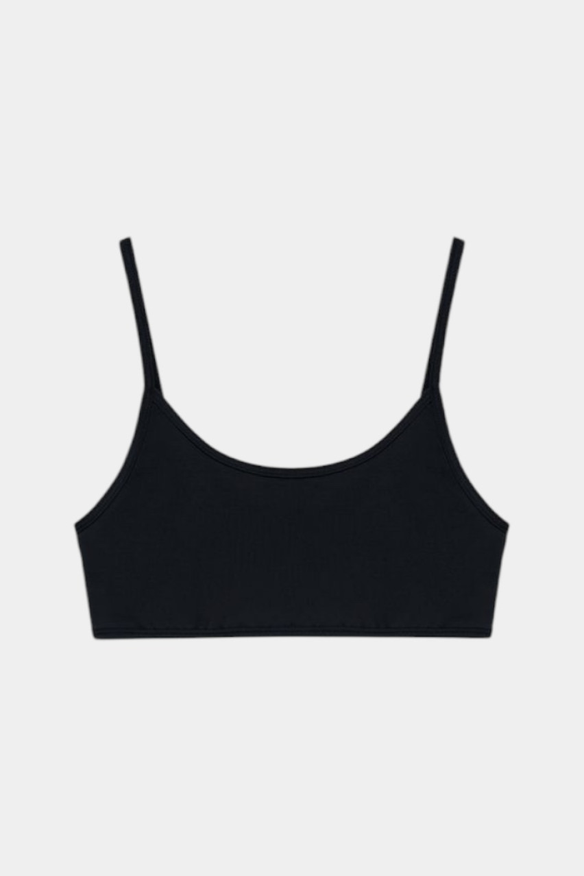 Черный трикотажный топ 8153201 JUL