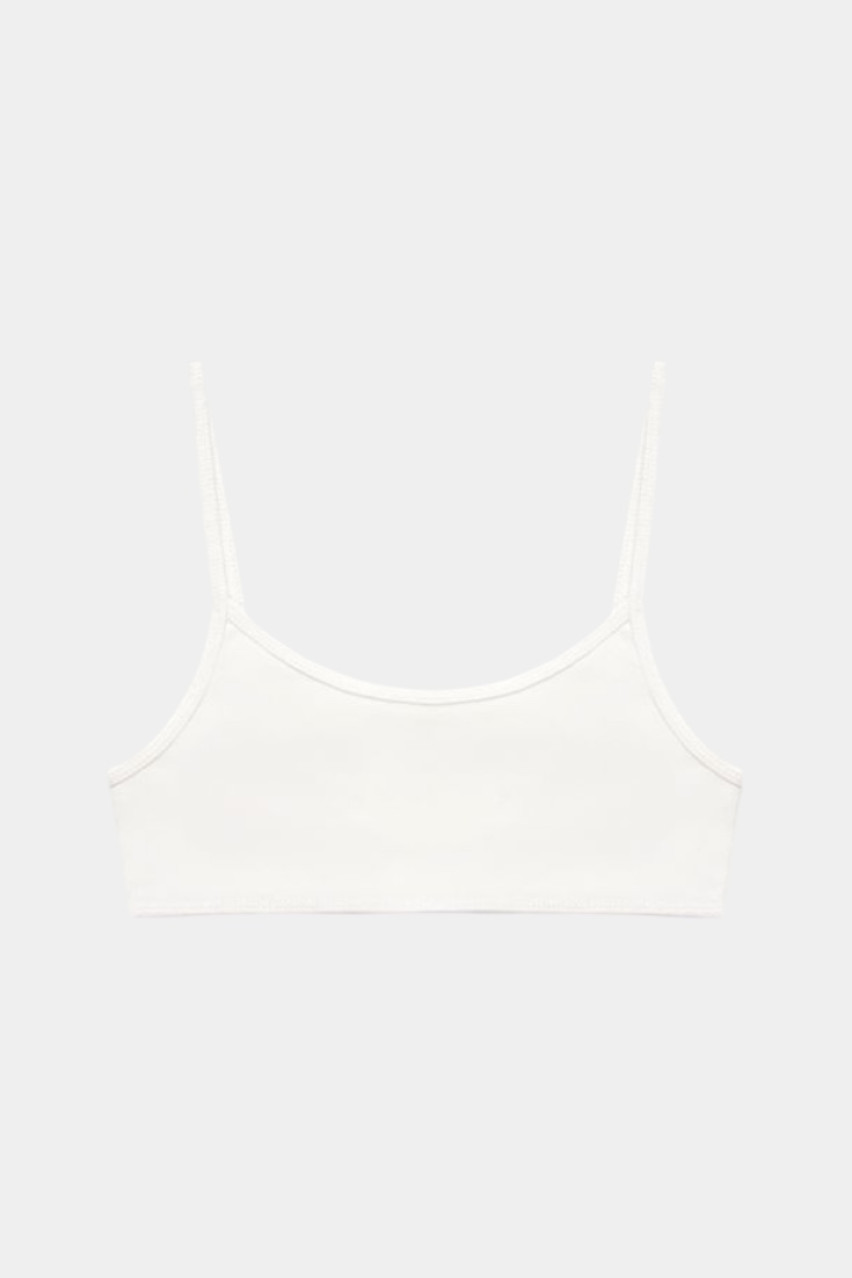 Молочний трикотажний топ 8153211 JUL