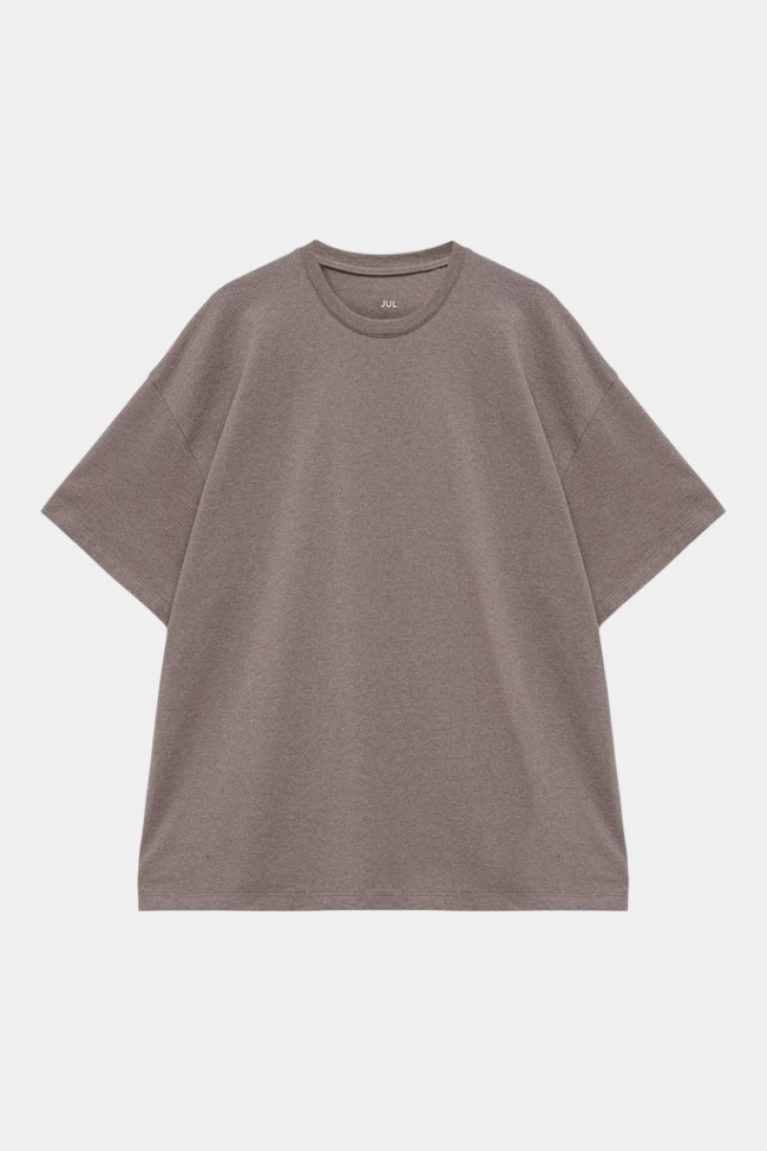 Бежевая оверсайз футболка Recycle 3165605 JUL