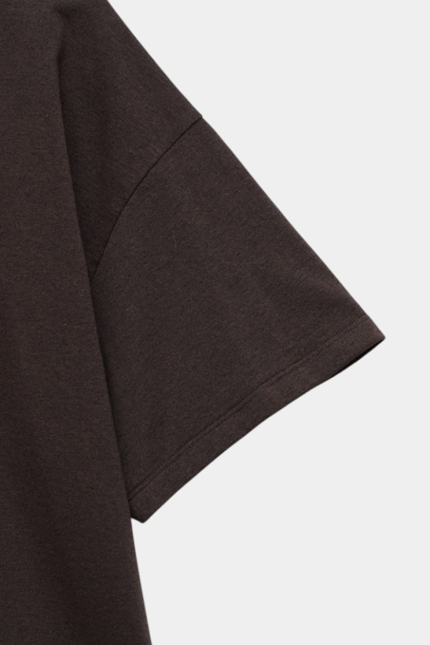 Коричнева оверсайз футболка Recycle 3165635 JUL