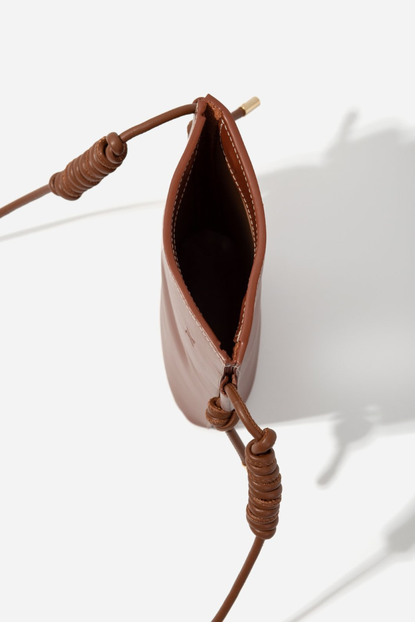 Коричнева сумка Pocket Kachorovska